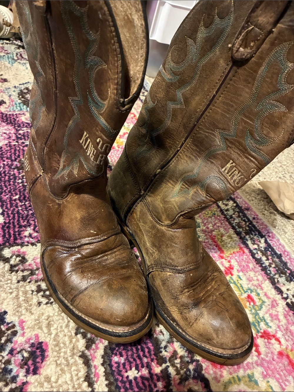 King Ranch woman’s boots in size 8